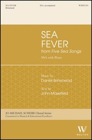 Sea Fever SSA choral sheet music cover Thumbnail